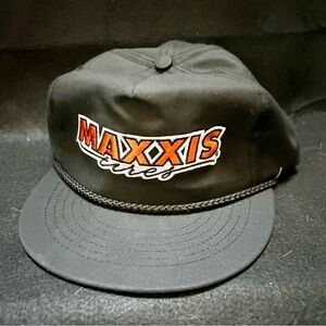 Maxxis Tires | Adjustable Golf Snapback Cap - Made in the USA - Black, O/S